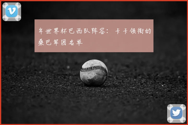 年世界杯巴西队阵容：卡卡领衔的桑巴军团名单