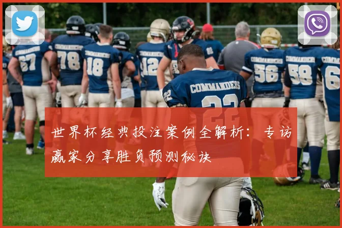 世界杯经典投注案例全解析：专访赢家分享胜负预测秘诀